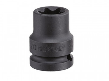 Головка торцевая ударная TORX Е-стандарт 3/4&quot, E28, L = 56 мм KING TONY 657528M