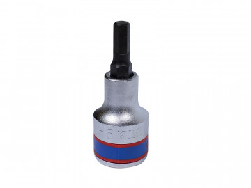 Насадка (бита) торцевая 1/2&quot, HEX, 6 мм, L = 60 мм KING TONY 402506