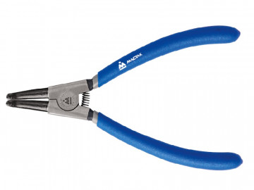 Съемник для стопорных колец 170 мм, загнутые губки, разжатие МАСТАК 033-30170H