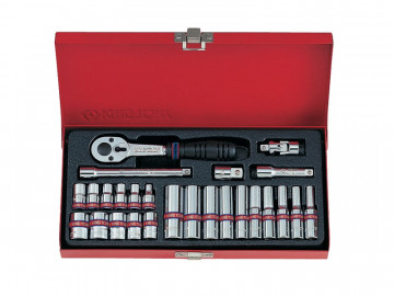 Набор торцевых головок с принадлежностями 26 предметов KING TONY 2526SR