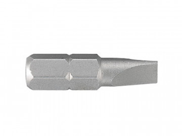 Вставка (бита) торцевая 1/4&quot, Slotted, 8х1.6 мм, L = 25 мм KING TONY 102508S2