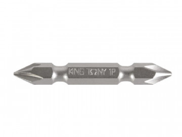 Вставка (бита) торцевая 1/4&quot, Phillips, PH1, L = 50 мм, двусторонняя KING TONY 155001P