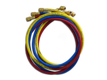 Шланг заправочный для фреона 1/4"SAE х1/4"SAE, 1,8 м МАСТАК 105-61018