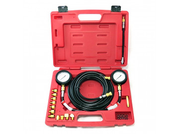 Манометр для измерения давления масла, 2 манометра 7 и 35 бар, комплект адаптеров МАСТАК 120-20023C