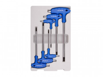 Набор Г-образных шестигранников 3-8 мм, 6 предметов KING TONY 22106MR