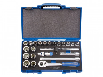 Набор торцевых головок с принадлежностями, 23 предмета KING TONY 4523MRV01