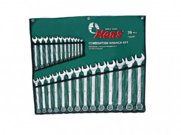 Комплект ключей комбинированных 6-32мм 26шт Hans 16626M