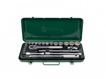 Комплект 12-гр головок 8-32мм 24 предм Hans 4624-2M