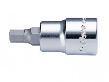 Короткая торцевая вставка 1/4 HEX 6 мм Hans 2026M06