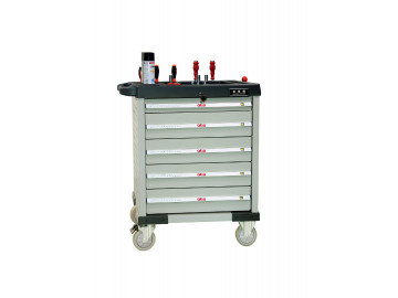 Тележки инструментальные, 5 ящ. Atis CT705