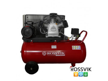 Компрессор поршневой ROSSVIK СБ4/С-100.LB75, 950л/мин, 10бар, ресивер 100л, 380В/5,5кВт RAL7016 СЕРЫЙ