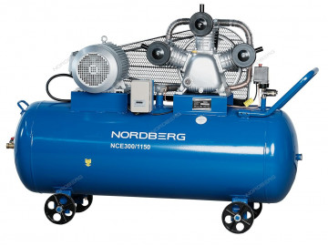 Компрессор поршневой, ресив. 300л, 1150л/мин ECO Nordberg NCE300/1150