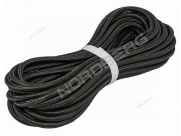 Шланг топливный резиновый в оплетке 4мм, 1м. NORDBERG H0409NBR-BR