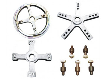 Комплект адаптеров для центровки грузовых колес.